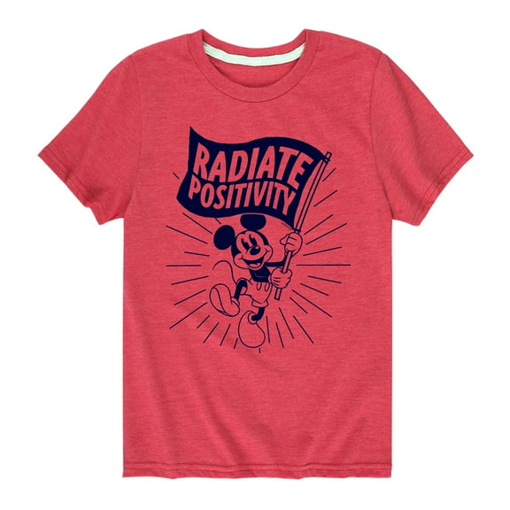 Mickey & Friends - Radiate Positivity - Toddler And Youth Short Sleeve Graphic T-Shirt