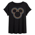 thumbnail image 1 of Mickey & Friends - Rainbow Mickey - Women's Oversized T-Shirt, 1 of 5