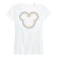 thumbnail image 1 of Mickey & Friends - Rainbow Outline Mickey Silhouette - Women's Short Sleeve Graphic T-Shirt, 1 of 5