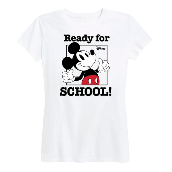 Mickey & Friends - Ready For School - Women's Short Sleeve Graphic T-Shirt
