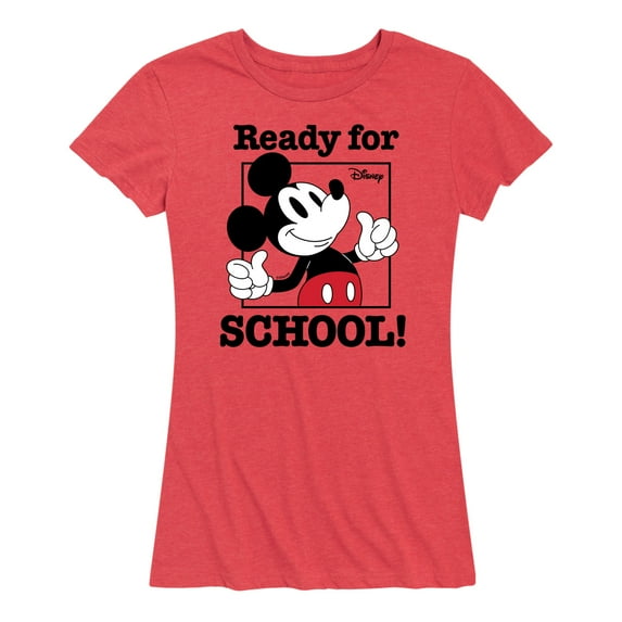 Mickey & Friends - Ready For School - Women's Short Sleeve Graphic T-Shirt