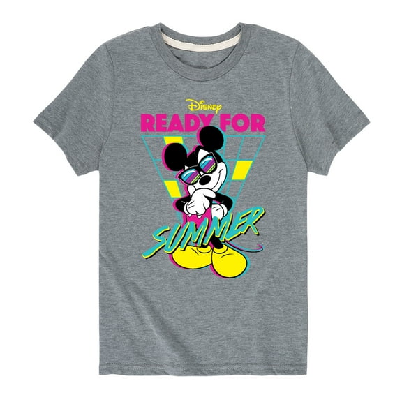 Mickey & Friends - Ready For Summer - Toddler And Youth Short Sleeve Graphic T-Shirt