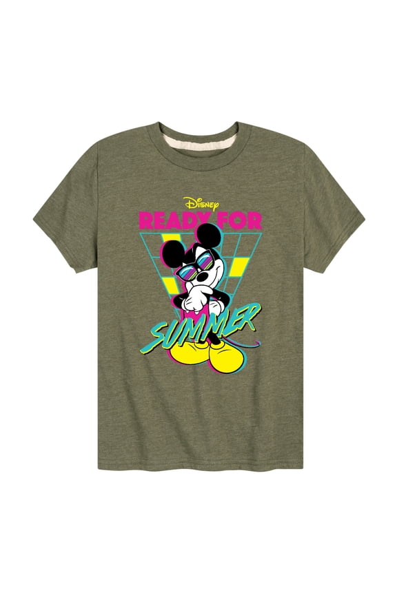 Mickey & Friends - Ready For Summer - Toddler And Youth Short Sleeve Graphic T-Shirt