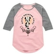 thumbnail image 1 of Mickey & Friends - Relax Breathe Chill - Toddler And Youth Girls Raglan Graphic T-Shirt, 1 of 5