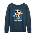 thumbnail image 1 of Mickey & Friends - Retro Mickey Portrait - Women's Lightweight French Terry Long Sleeve Shirt, 1 of 5