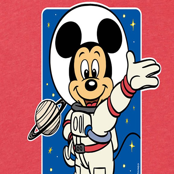 Mickey & Friends - Retro Mickey Portrait - Women's Short Sleeve Graphic T-Shirt