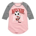 thumbnail image 1 of Mickey & Friends - Retro Minnie Soccer - Toddler And Youth Girls Raglan Graphic T-Shirt, 1 of 4