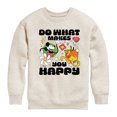 thumbnail image 1 of Disney - Mickey & Friends - Retro Style - Do What Makes You Happy - Toddler And Youth Long Sleeve Graphic T-Shirt, 1 of 5