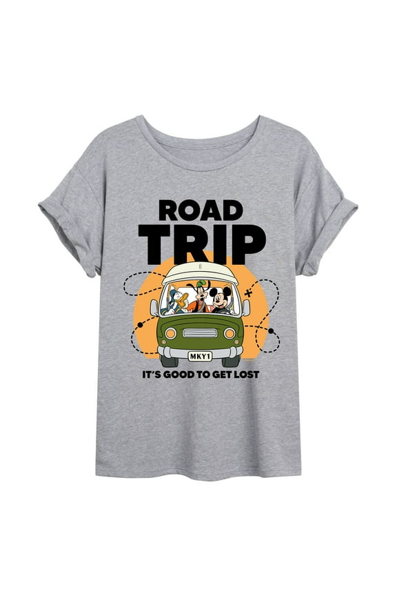 Mickey & Friends - Road Trip - Women's Oversized T-Shirt