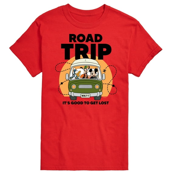 Mickey & Friends - Road Trip - Men's Short Sleeve Graphic T-Shirt