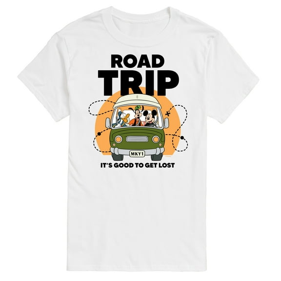 Mickey & Friends - Road Trip - Men's Short Sleeve Graphic T-Shirt