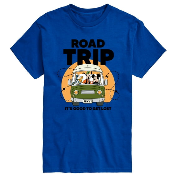 Mickey & Friends - Road Trip - Men's Short Sleeve Graphic T-Shirt