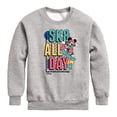 thumbnail image 1 of Disney - Mickey & Friends - SK8 All Day - Skater Mickey - Toddler And Youth Long Sleeve Graphic T-Shirt, 1 of 5