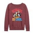thumbnail image 1 of Mickey & Friends - School Is Cool - Women's Lightweight French Terry Long Sleeve Shirt, 1 of 5