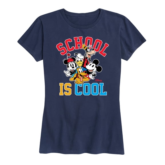 Mickey & Friends - School Is Cool - Women's Short Sleeve Graphic T-Shirt