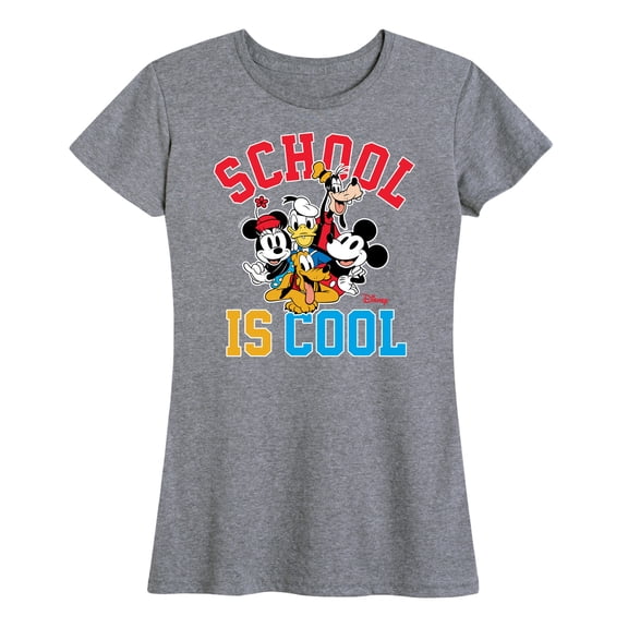 Mickey & Friends - School Is Cool - Women's Short Sleeve Graphic T-Shirt