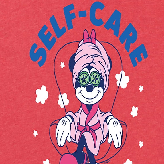 Mickey & Friends - Self Care Everyday - Women's Short Sleeve Graphic T-Shirt