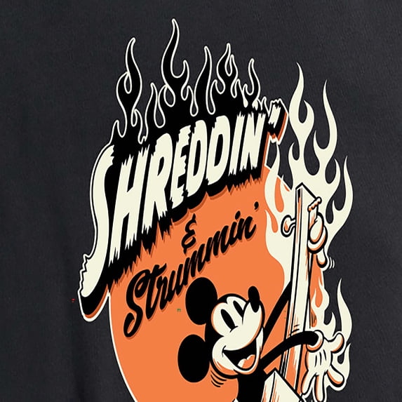 Mickey & Friends - Shreddin And Strummin - Women's Short Sleeve Graphic T-Shirt
