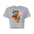 thumbnail image 1 of Mickey & Friends - Shreddin' and Strummin' - Juniors Cropped Cotton Blend T-Shirt, 1 of 5