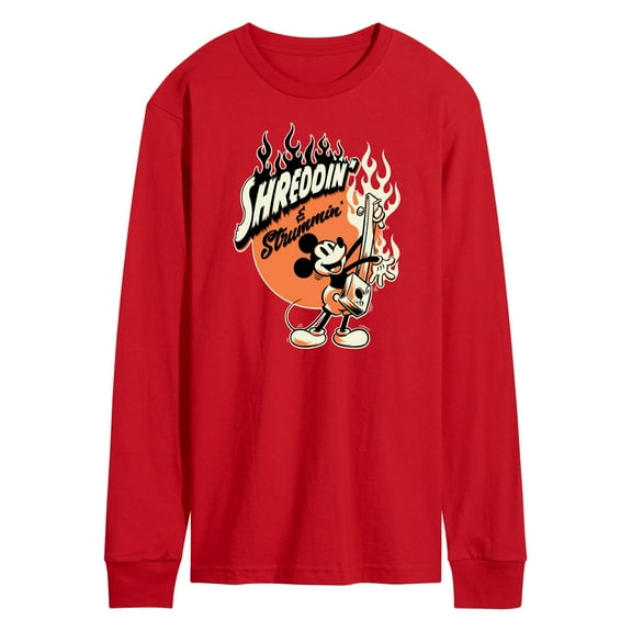 Mickey & Friends - Shreddin and Strummin - Men's Long Sleeve T-Shirt