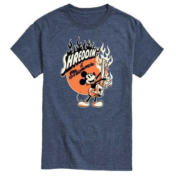 Mickey & Friends - Shreddin and Strummin - Men's Short Sleeve Graphic T-Shirt