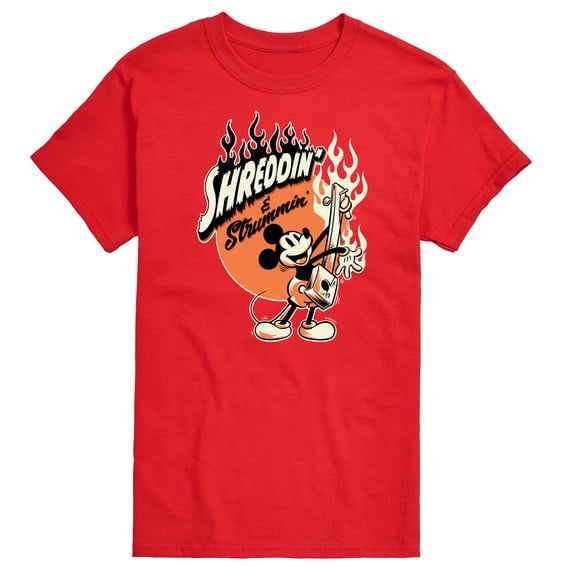Mickey & Friends - Shreddin and Strummin - Men's Short Sleeve Graphic T-Shirt