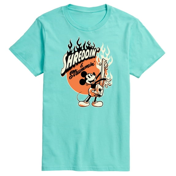 Mickey & Friends - Shreddin and Strummin - Men's Short Sleeve Graphic T-Shirt