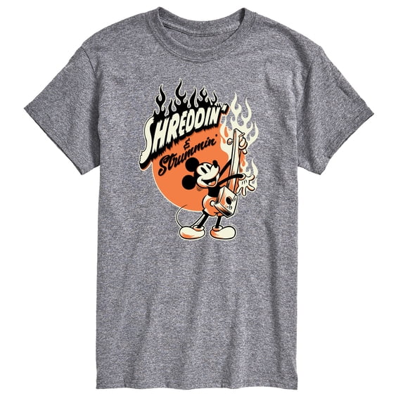 Mickey & Friends - Shreddin and Strummin - Men's Short Sleeve Graphic T-Shirt