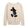 thumbnail image 1 of Mickey & Friends - Silhouette Mcky - Women's Lightweight French Terry Long Sleeve Shirt, 1 of 5