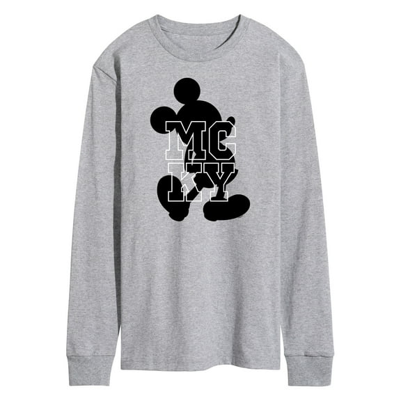Mickey & Friends - Silhouette Mickey Mouse - Men's Long Sleeve T-Shirt