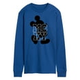 thumbnail image 1 of Mickey & Friends - Silhouette Mickey Mouse - Men's Long Sleeve T-Shirt, 1 of 5