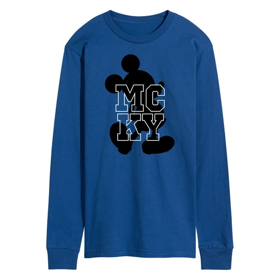 Mickey & Friends - Silhouette Mickey Mouse - Men's Long Sleeve T-Shirt