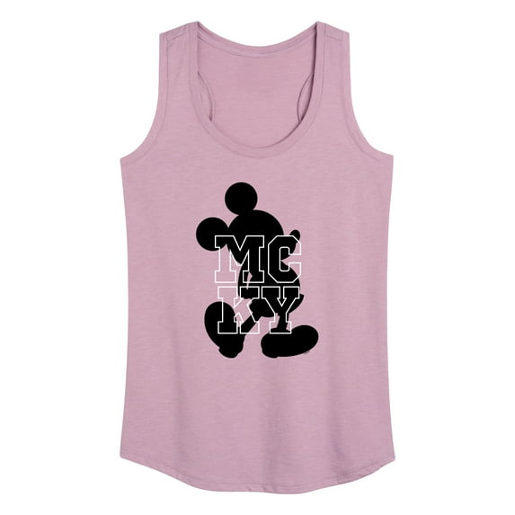 Mickey & Friends - Silhouette Mickey - Women's Racerback Tank Top