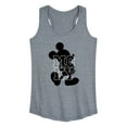 thumbnail image 1 of Mickey & Friends - Silhouette Mickey - Women's Racerback Tank Top, 1 of 4