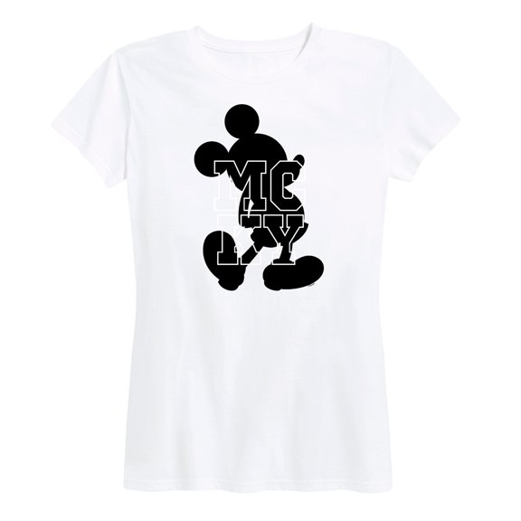 Mickey & Friends - Silhouette Mickey - Women's Short Sleeve Graphic T-Shirt