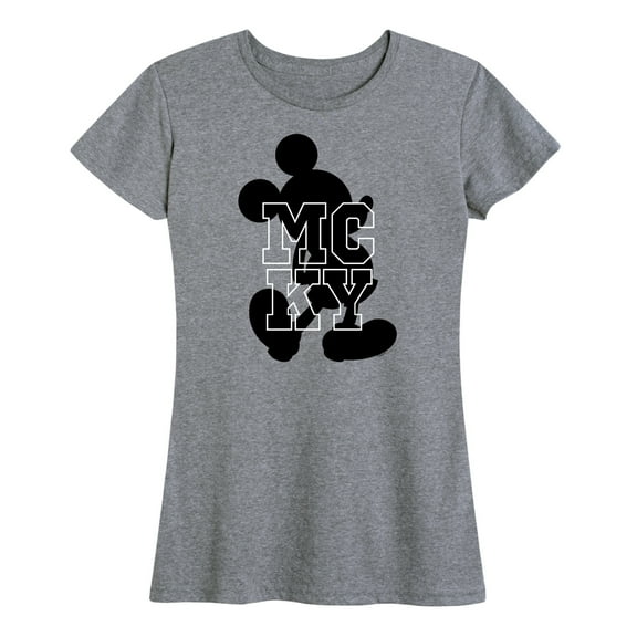 Mickey & Friends - Silhouette Mickey - Women's Short Sleeve Graphic T-Shirt