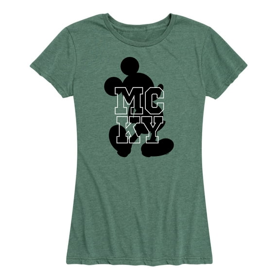 Mickey & Friends - Silhouette Mickey - Women's Short Sleeve Graphic T-Shirt