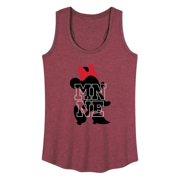 Mickey & Friends - Silhouette Minnie - Women's Racerback Tank Top