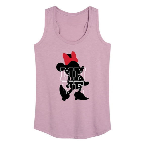 Mickey & Friends - Silhouette Minnie - Women's Racerback Tank Top