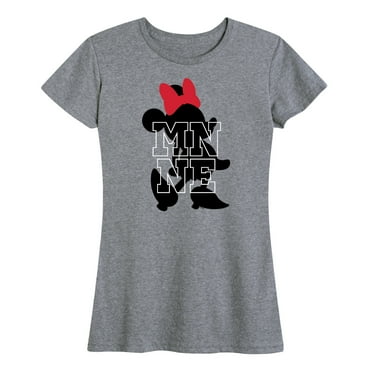 Mickey & Friends - Silhouette Minnie - Women's Short Sleeve Graphic T-Shirt