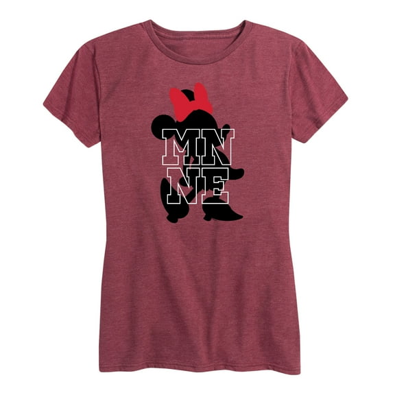 Mickey & Friends - Silhouette Minnie - Women's Short Sleeve Graphic T-Shirt