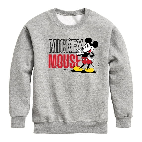 Disney - Mickey & Friends - Simple Classic Mickey - Toddler And Youth Long Sleeve Graphic T-Shirt
