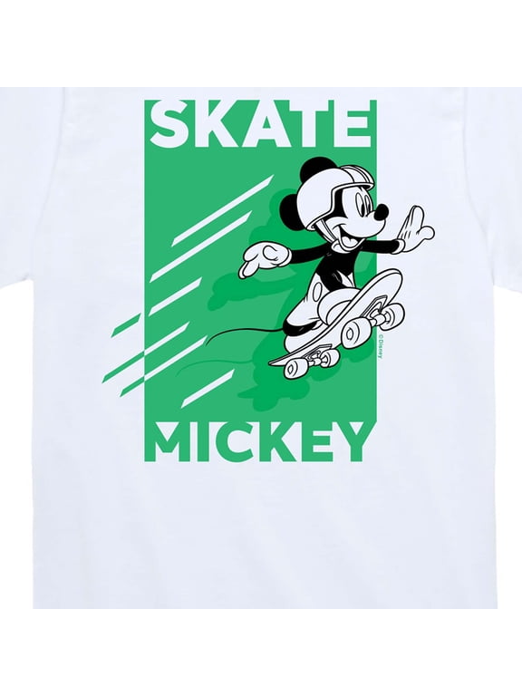 - Skate Mickey Boys' Short Sleeve Graphic T-Shirt