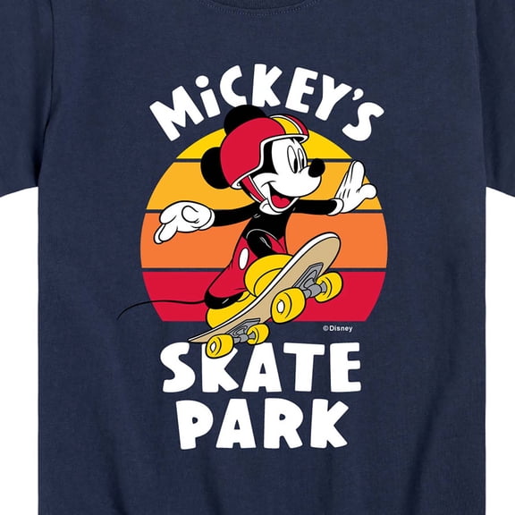 Mickey & Friends - Skater Mickey - Toddler And Youth Short Sleeve Graphic T-Shirt