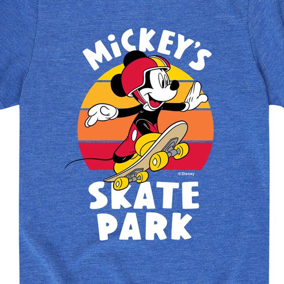 Mickey & Friends - Skater Mickey - Toddler And Youth Short Sleeve Graphic T-Shirt