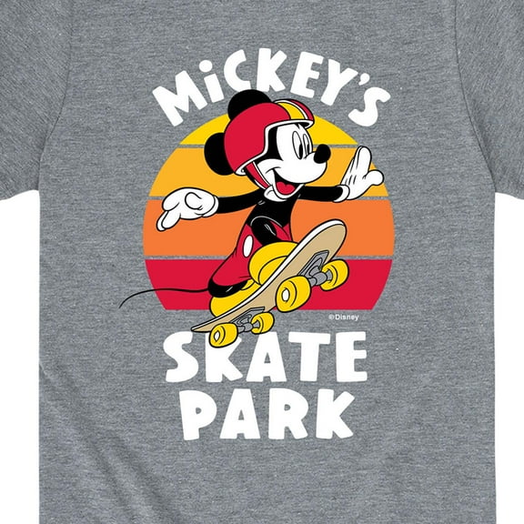 Mickey & Friends - Skater Mickey - Toddler And Youth Short Sleeve Graphic T-Shirt
