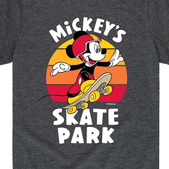 Mickey & Friends - Skater Mickey - Toddler And Youth Short Sleeve Graphic T-Shirt