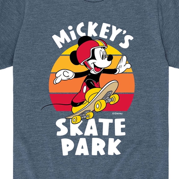 Mickey & Friends - Skater Mickey - Toddler And Youth Short Sleeve Graphic T-Shirt