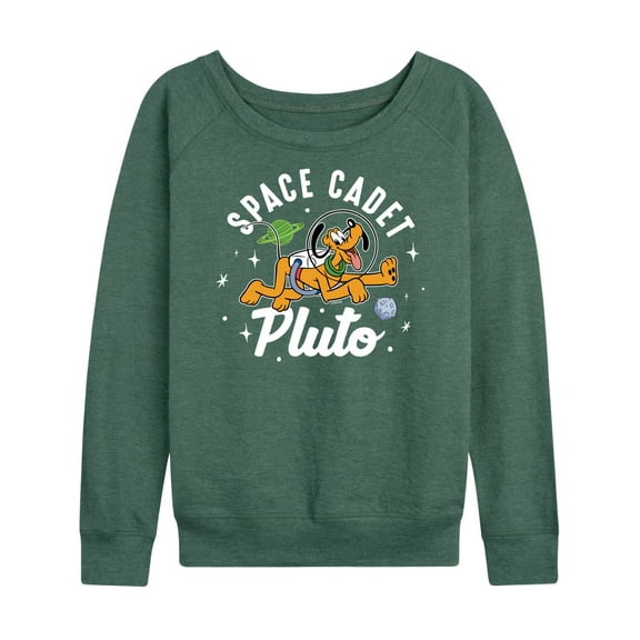 Mickey & Friends - Space Cadet Pluto - Women's Lightweight French Terry Long Sleeve Shirt