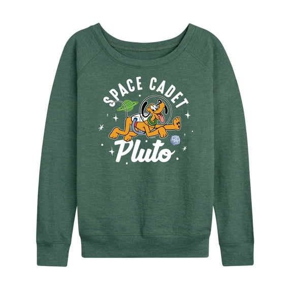 Mickey & Friends - Space Cadet Pluto - Women's Lightweight French Terry Long Sleeve Shirt